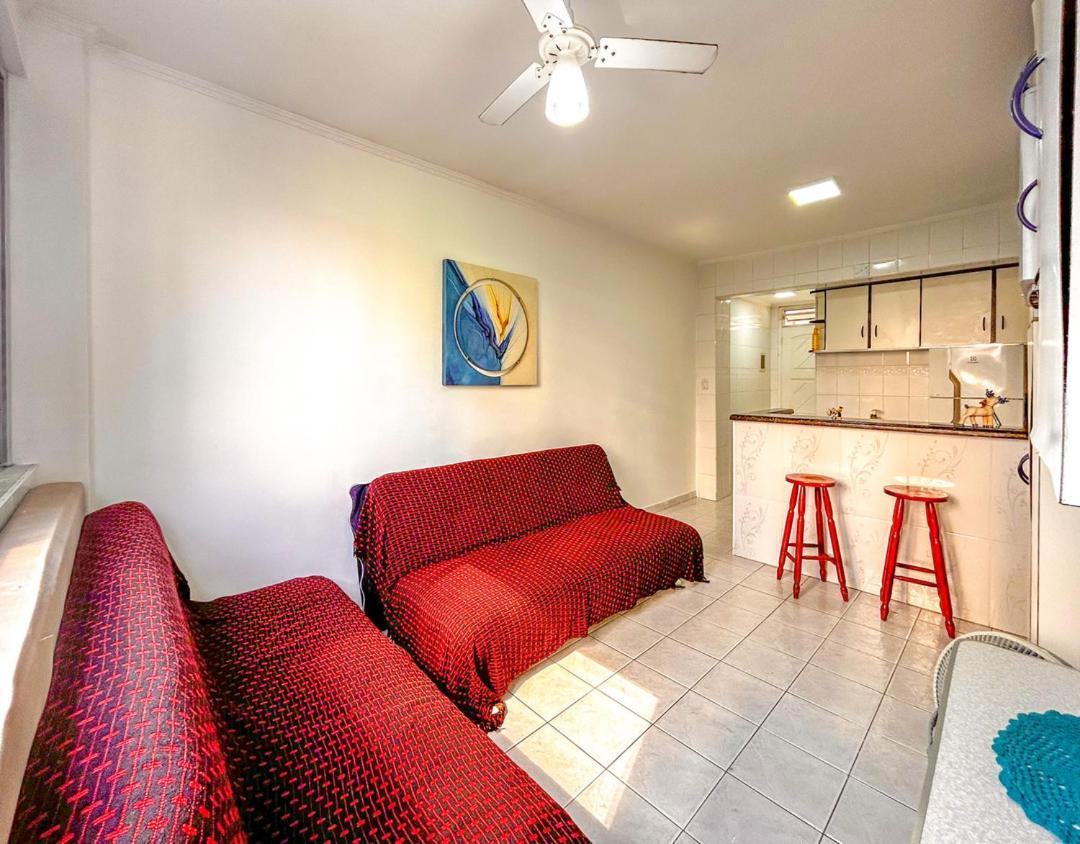 דירות פראייה גראנדה Otimo Loft Pe Na Areia Na Praia Da Guilhermina Sp מראה חיצוני תמונה