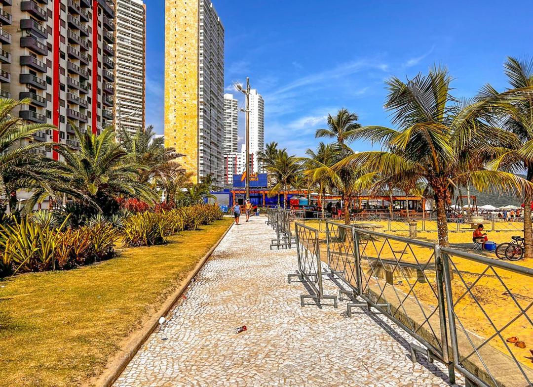דירות פראייה גראנדה Otimo Loft Pe Na Areia Na Praia Da Guilhermina Sp מראה חיצוני תמונה