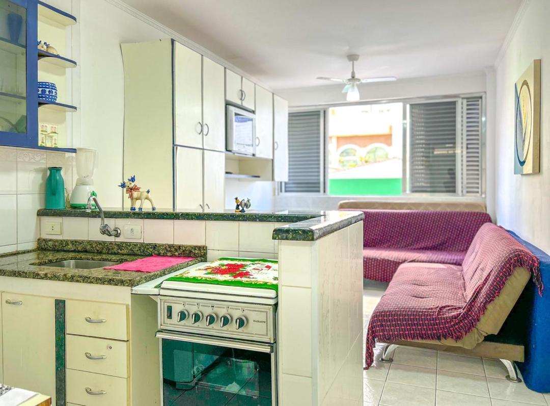 דירות פראייה גראנדה Otimo Loft Pe Na Areia Na Praia Da Guilhermina Sp מראה חיצוני תמונה