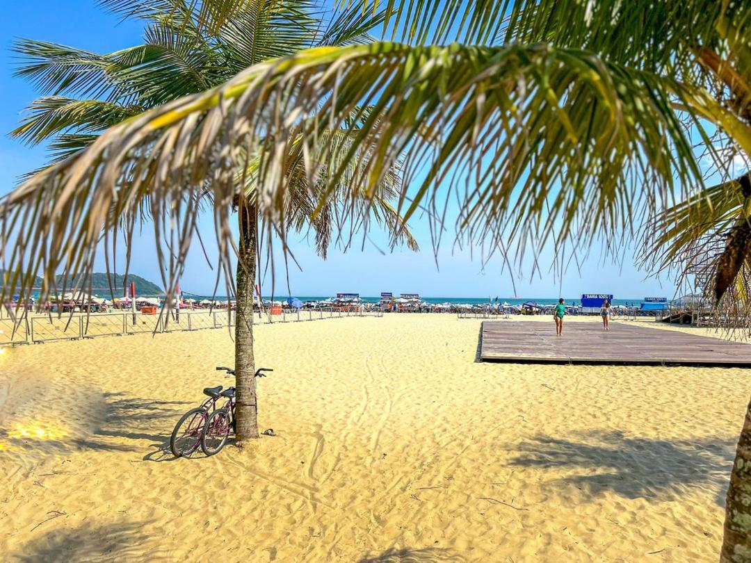 דירות פראייה גראנדה Otimo Loft Pe Na Areia Na Praia Da Guilhermina Sp מראה חיצוני תמונה